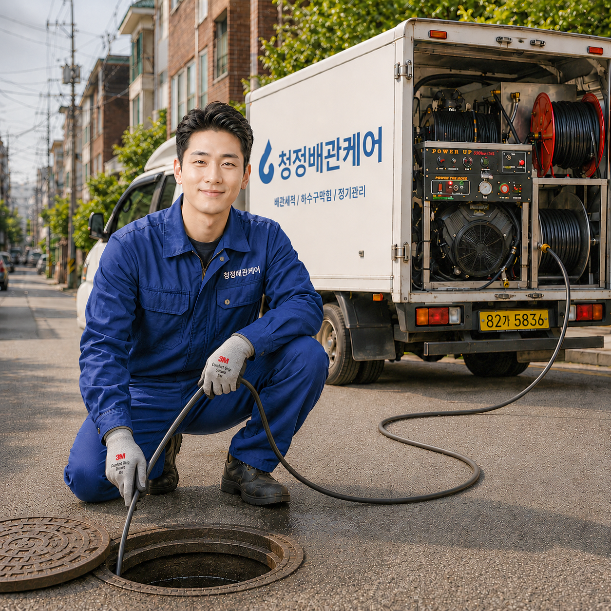 고압 세척